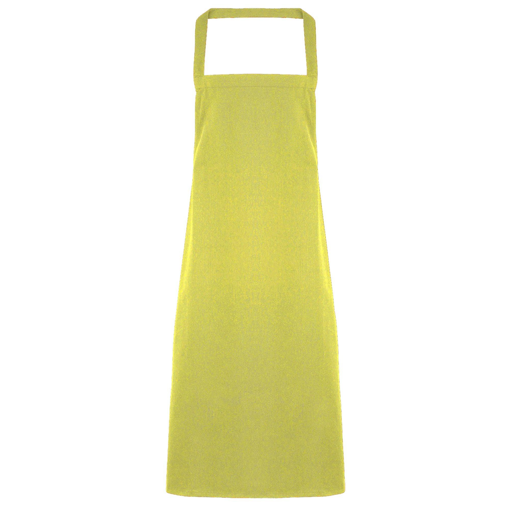Image of Schürze Ohne Taschen (2 Stückpackung) Unisex Limone ONE SIZE
