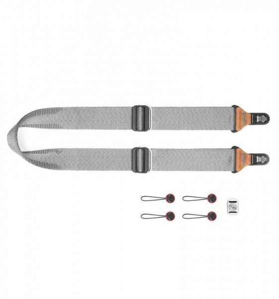 Image of Peak Design SL-AS-3 Gurt Digitalkamera Aluminium, Leder, Nylon Grau