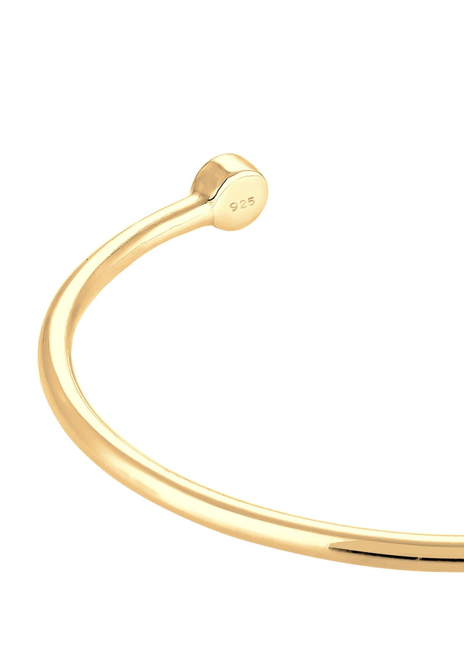 Elli  Bracelet Anneau De Bras Géo Minimaliste Avec Cristaux 