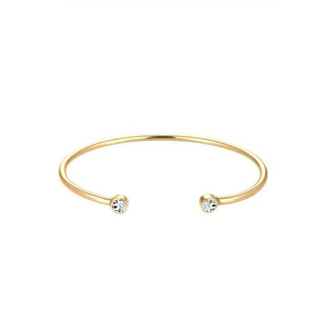 Elli  Bracelet Anneau De Bras Géo Minimaliste Avec Cristaux 