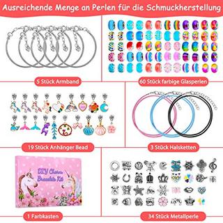 Activity-board  Schmuck Handwerk Kits Charme Armband Handwerk Kit Geschenke DIY Schmuck machen Kit Spielzeug für Kinder Erwachsene Schmuck machen Kit Perle Schlange Halskette 