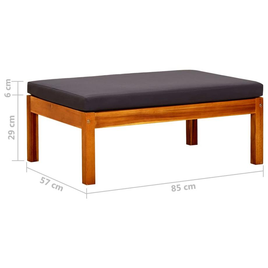 VidaXL  Fußhocker akazienholz 