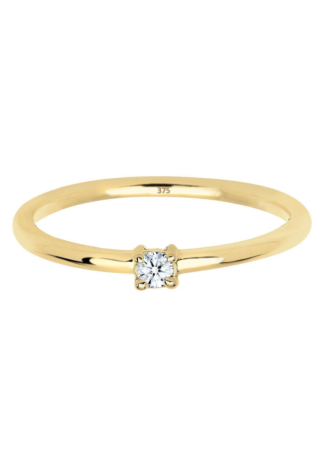 Elli  Bague Bague De Fiançailles Diamant 0.06 Ct. 