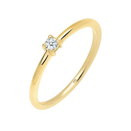 Elli  Bague Bague De Fiançailles Diamant 0.06 Ct. 