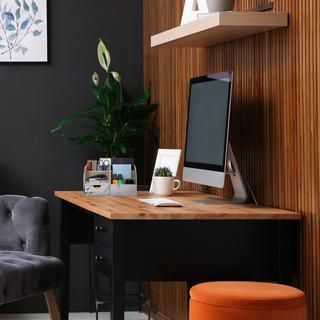 Northix Organizzatore da scrivania effetto marmo  