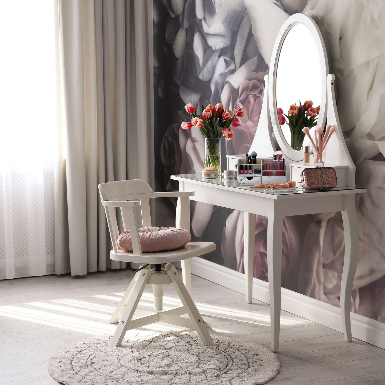 Northix Organizzatore da scrivania effetto marmo  