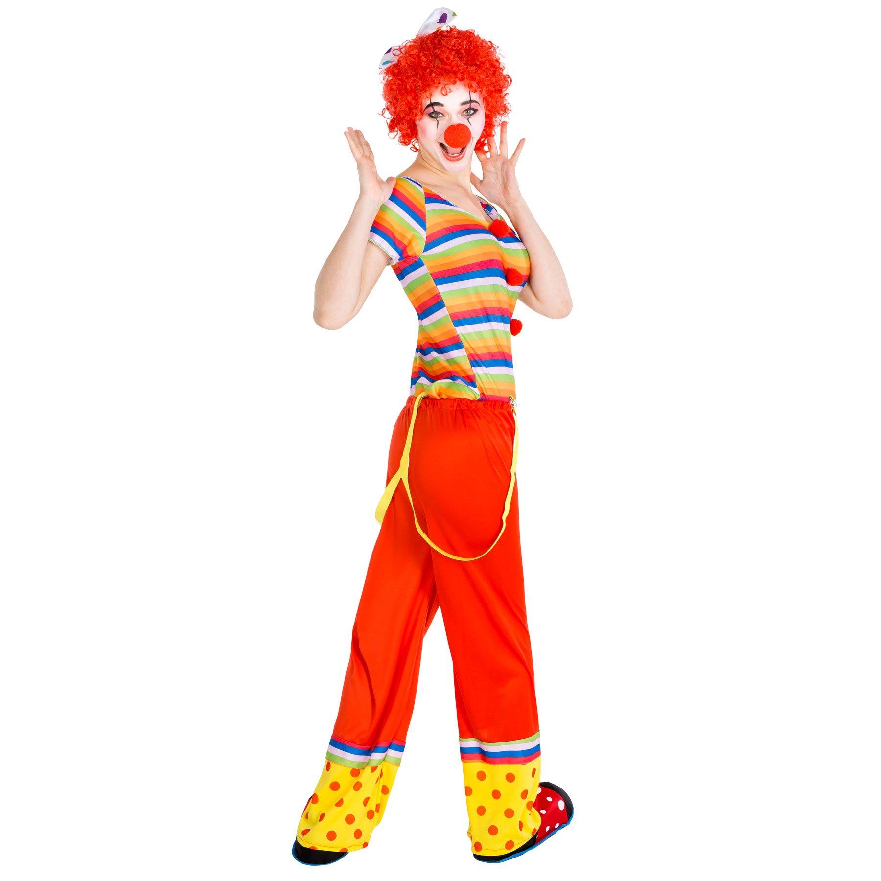 Tectake  Costume da donna - Clown Leonie 