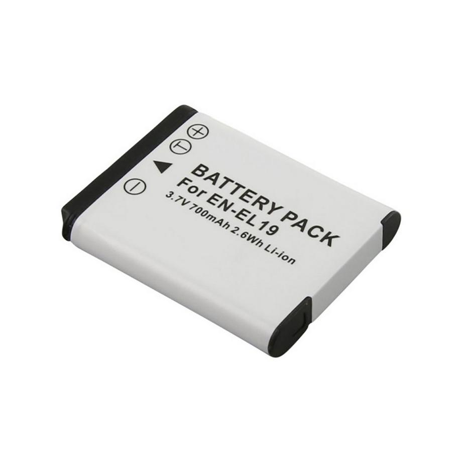 Batteria 700mAh per Fotocamera Nikon EN-EL19 3,7V Li-ion