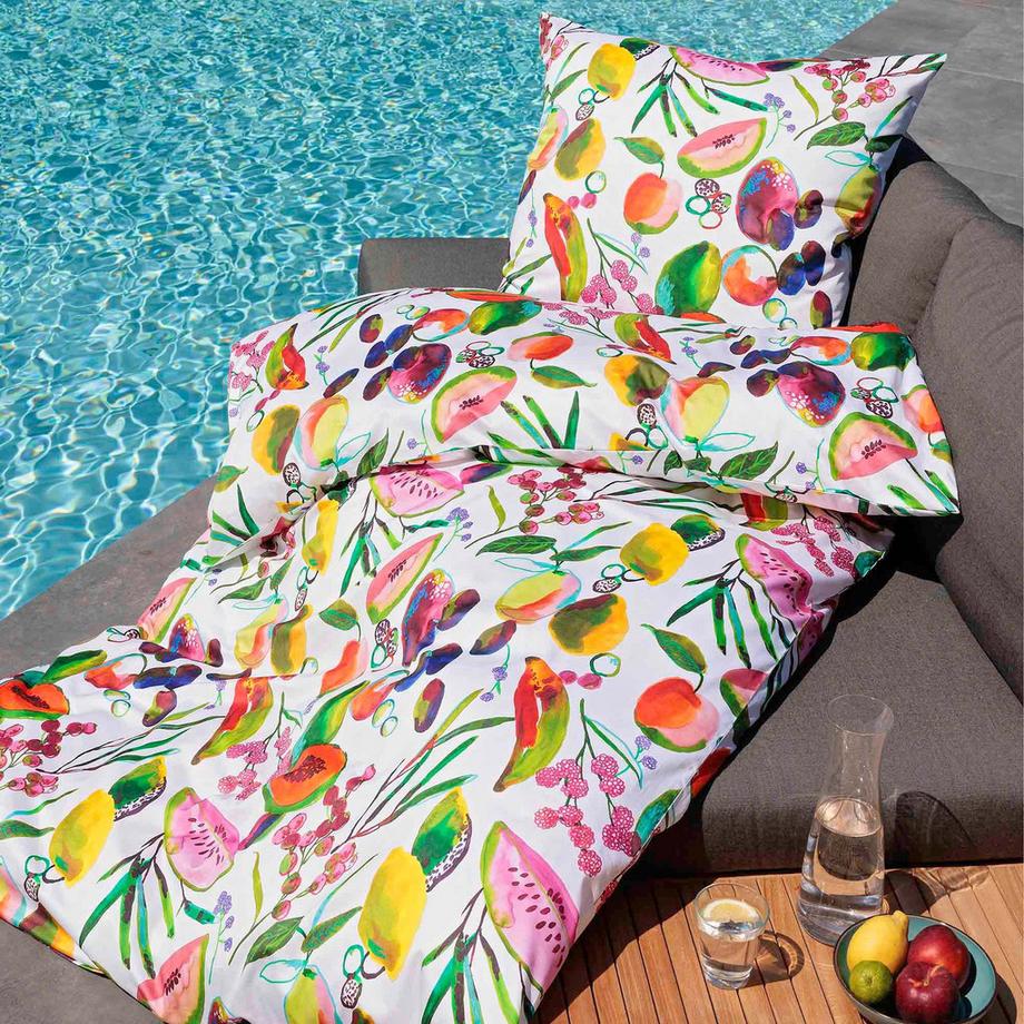 Janine Modern Art S Biancheria da letto reversibile Raso  