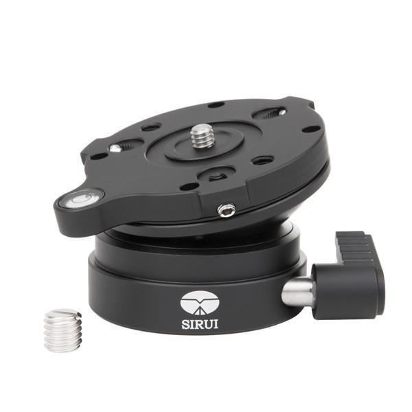 Image of LE-60 Stativaufsatz Schwarz Aluminium 1/4" Pan