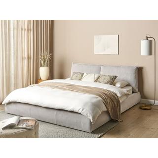 Beliani Bett mit Lattenrost aus Cord Modern VINAY  