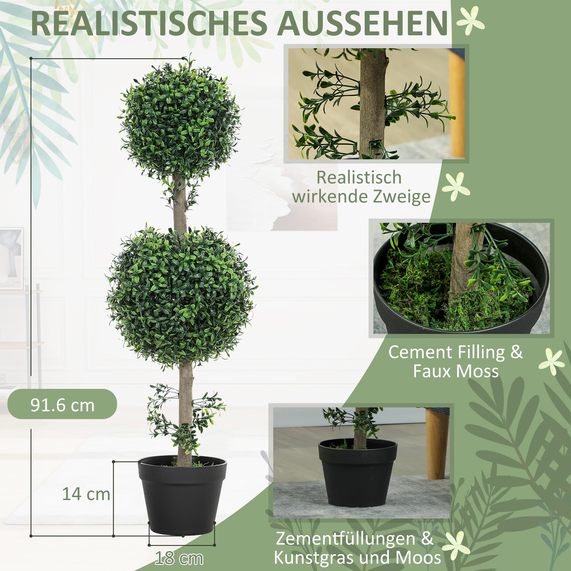 HOMCOM Plantes artificielles  