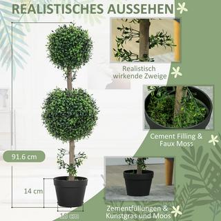 HOMCOM Plantes artificielles  