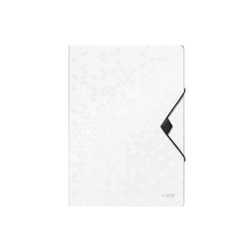 LEITZ Sammelmappe WOW A4 4599-00-01 weiss für 150 Blatt