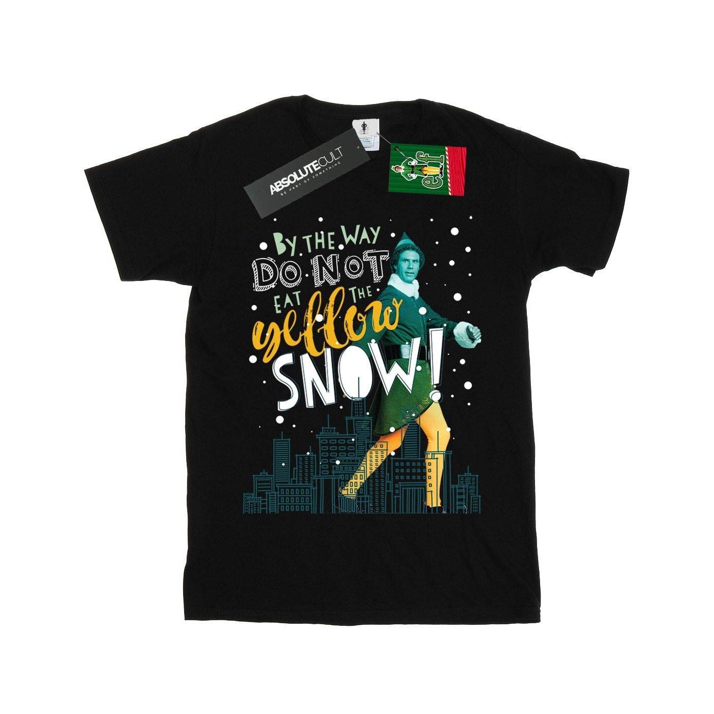 Image of Yellow Snow Tshirt Mädchen Schwarz 128