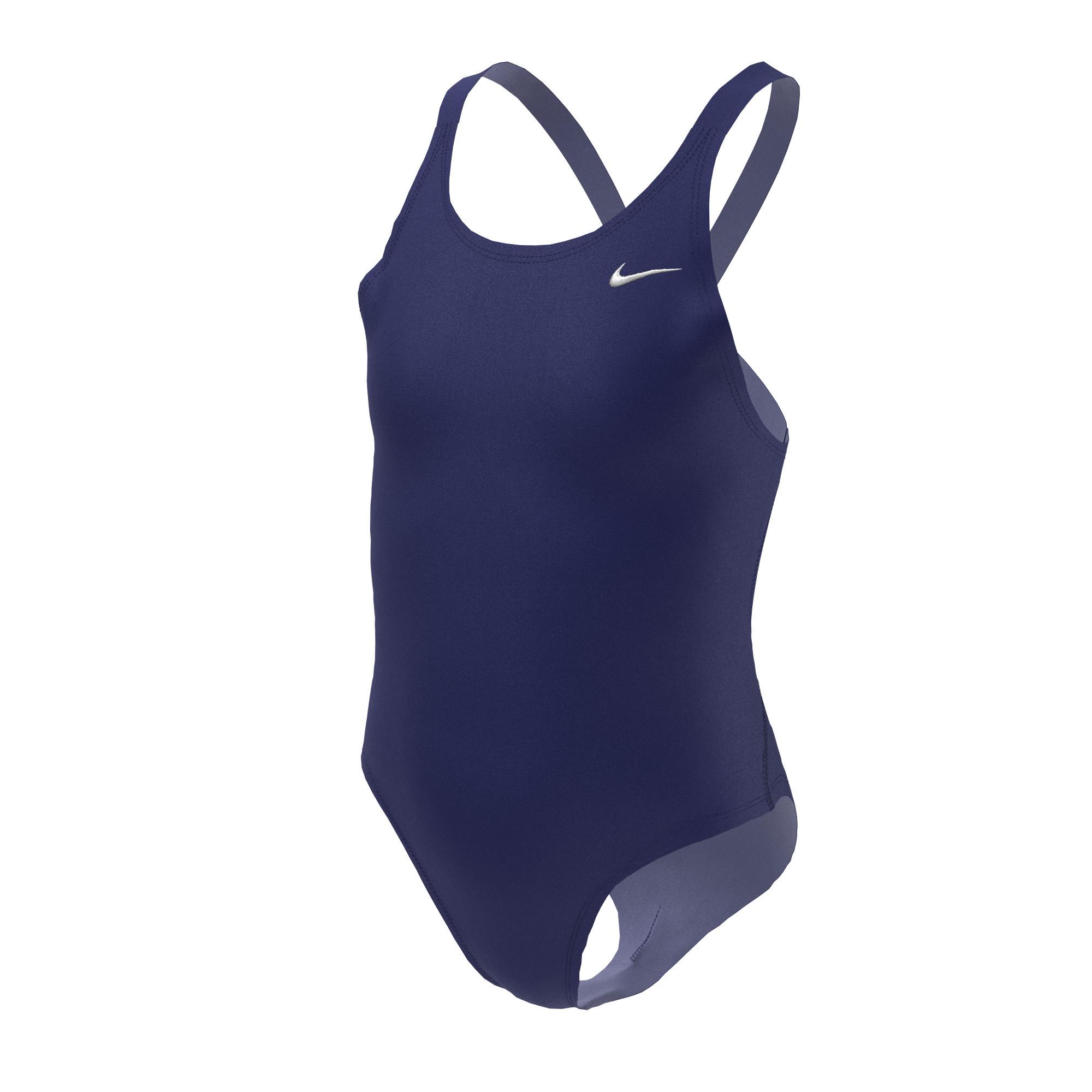 Image of Nike Hydrastrong Solid Fastback One Piece Mädchen Dunkelblau 146