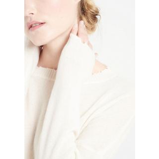 Studio Cashmere8  MIA 17 Pull col rond finitions ciselées - 100% cachemire 