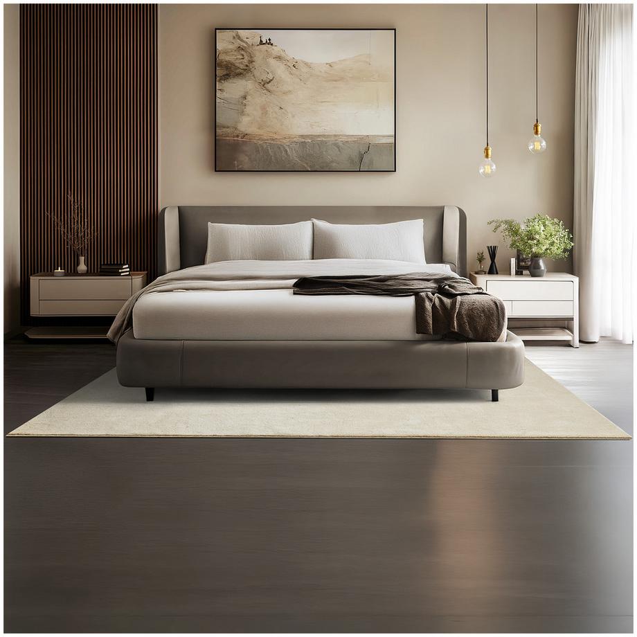 Tapis à poils ras SOFT ZONE surface douce, poids du velours 1630 g/m²