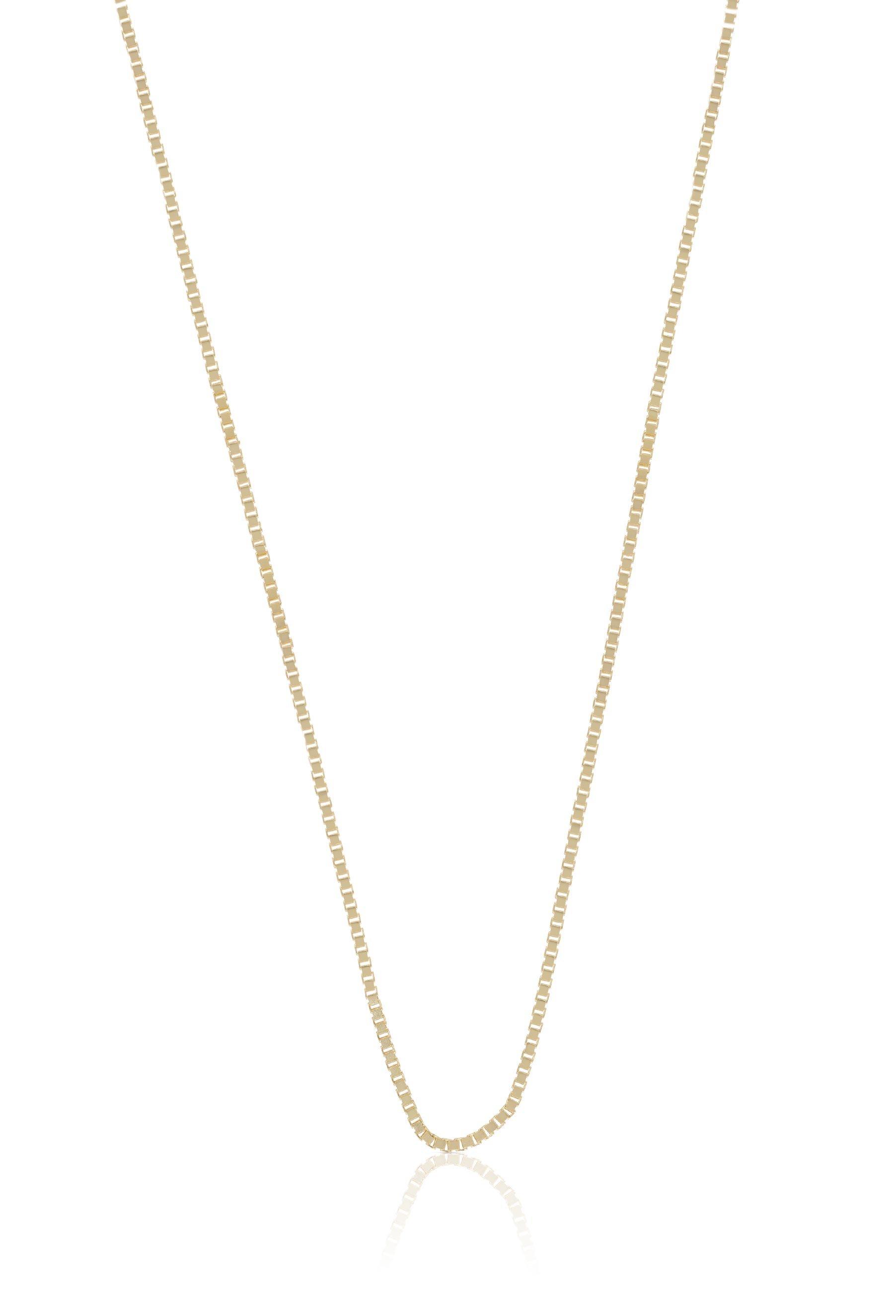 Image of Collier Venezianer Gelbgold 750, 0.9mm, 45cm Damen Gelbgold 45cm