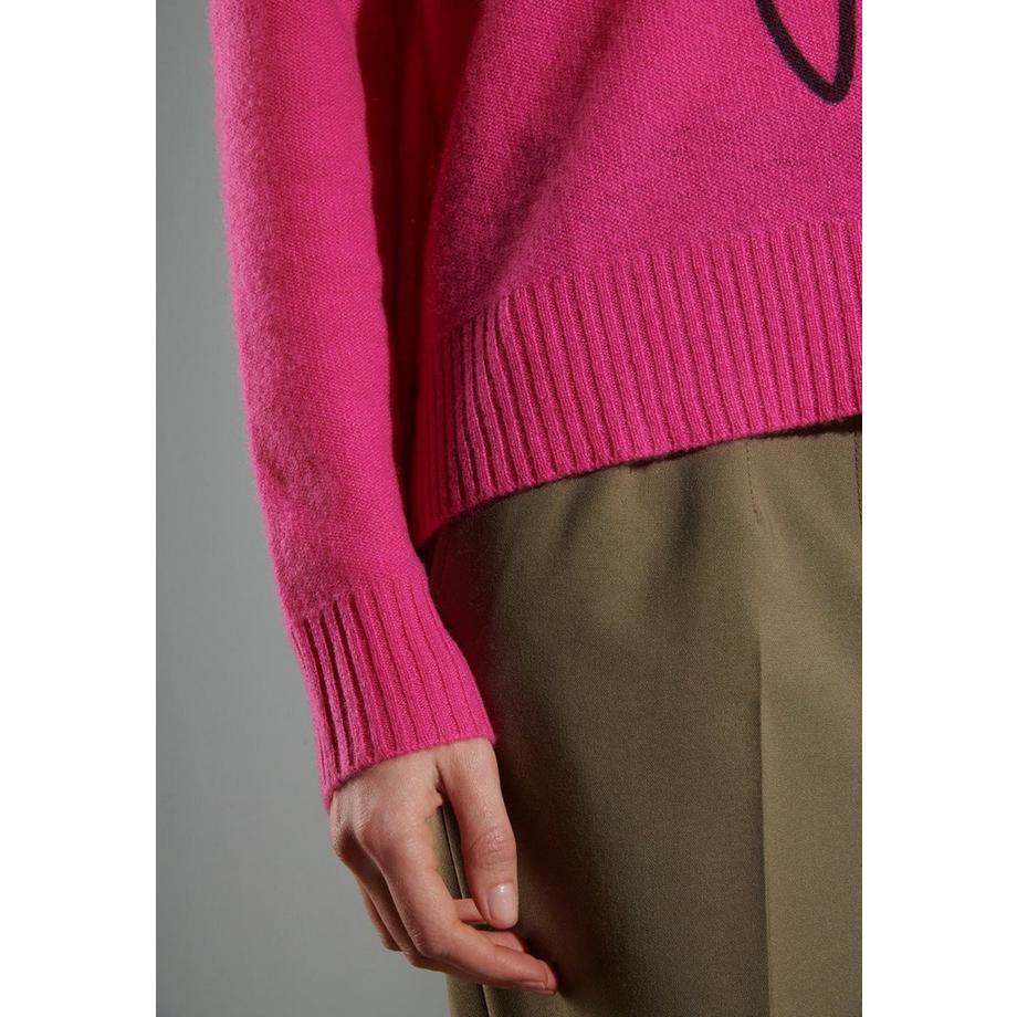 Studio Cashmere8 NAMI 19 Cigale 3 Pull Col Rond Imprimé  