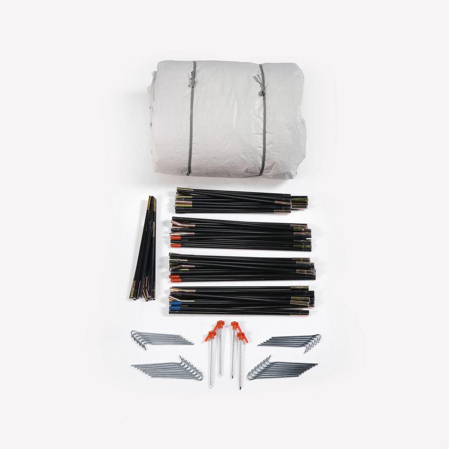 QUECHUA  Zelt Stangenaufbau - Arpenaz 6.3 F&B 6 Personen 3 Kabinen Polyester 