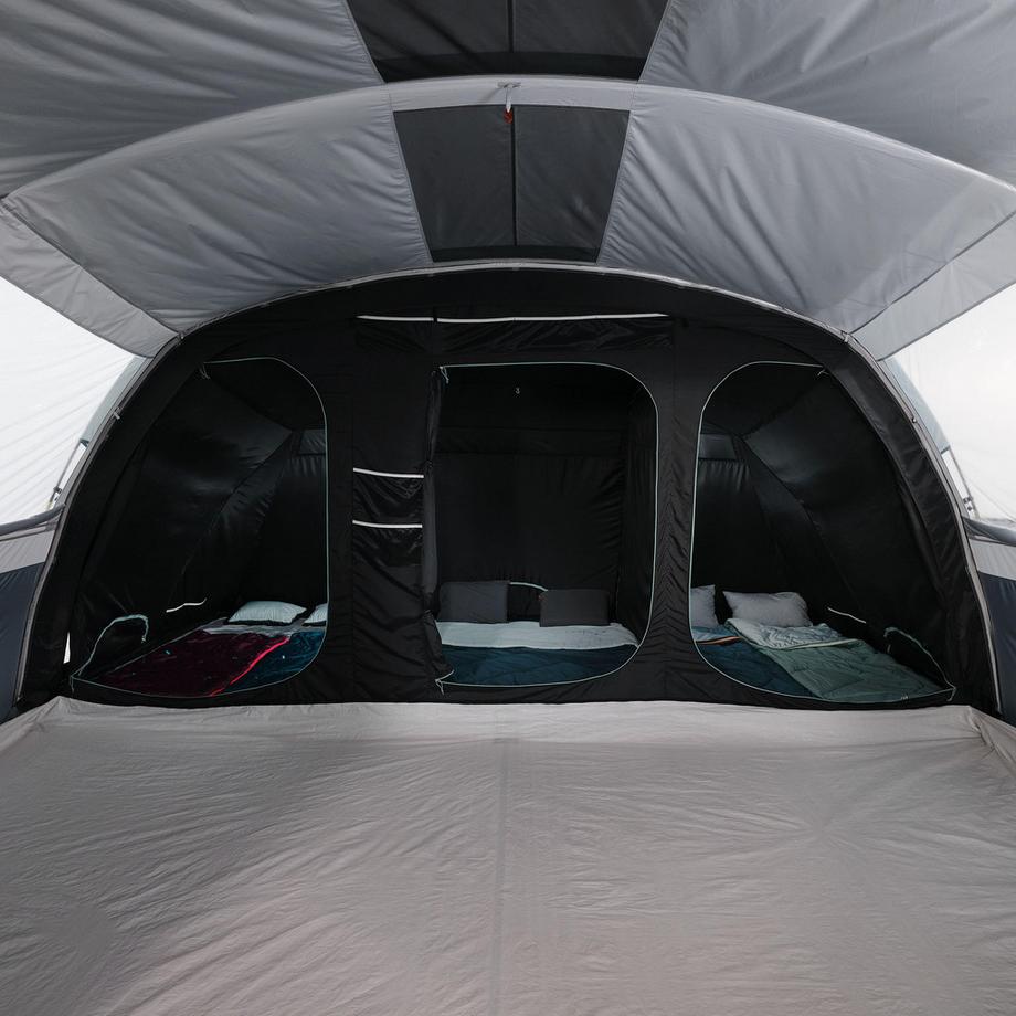 QUECHUA  Zelt Stangenaufbau - Arpenaz 6.3 F&B 6 Personen 3 Kabinen Polyester 