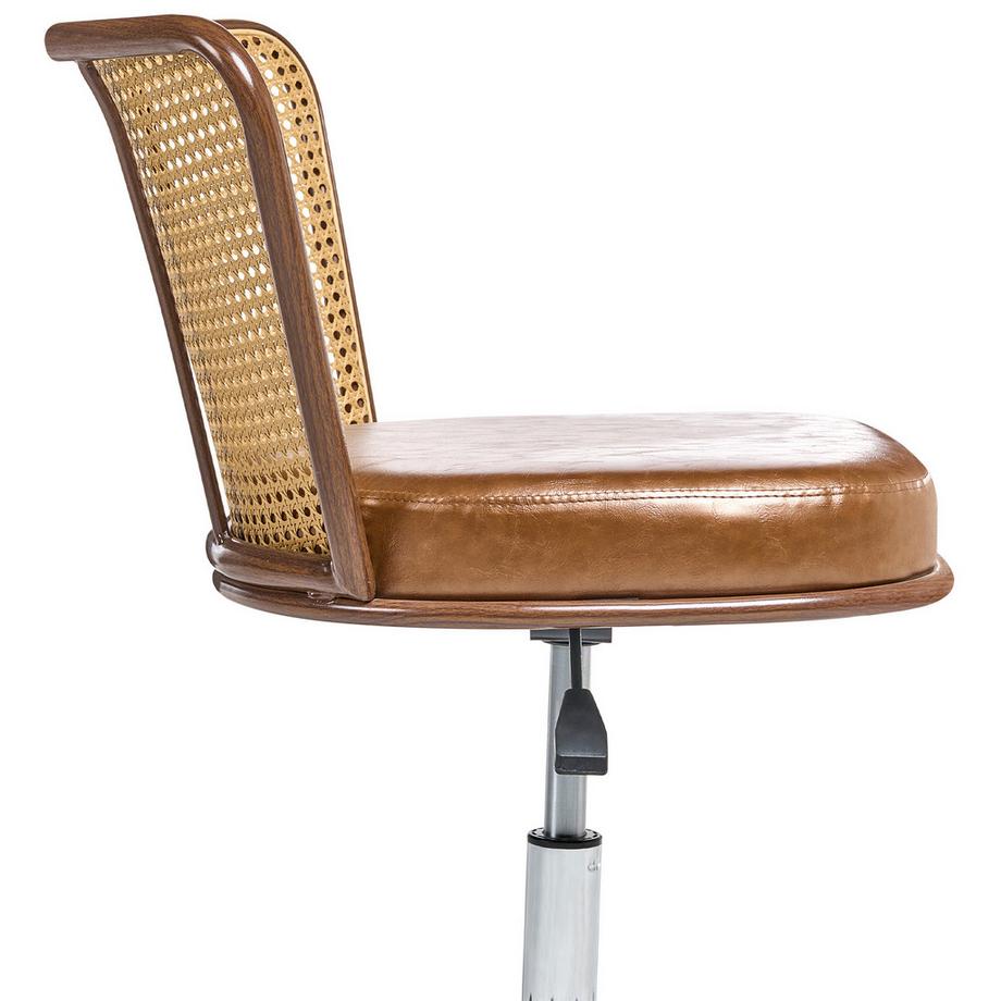 Beliani Chaise de bureau en Cuir PU  ROSWELL  