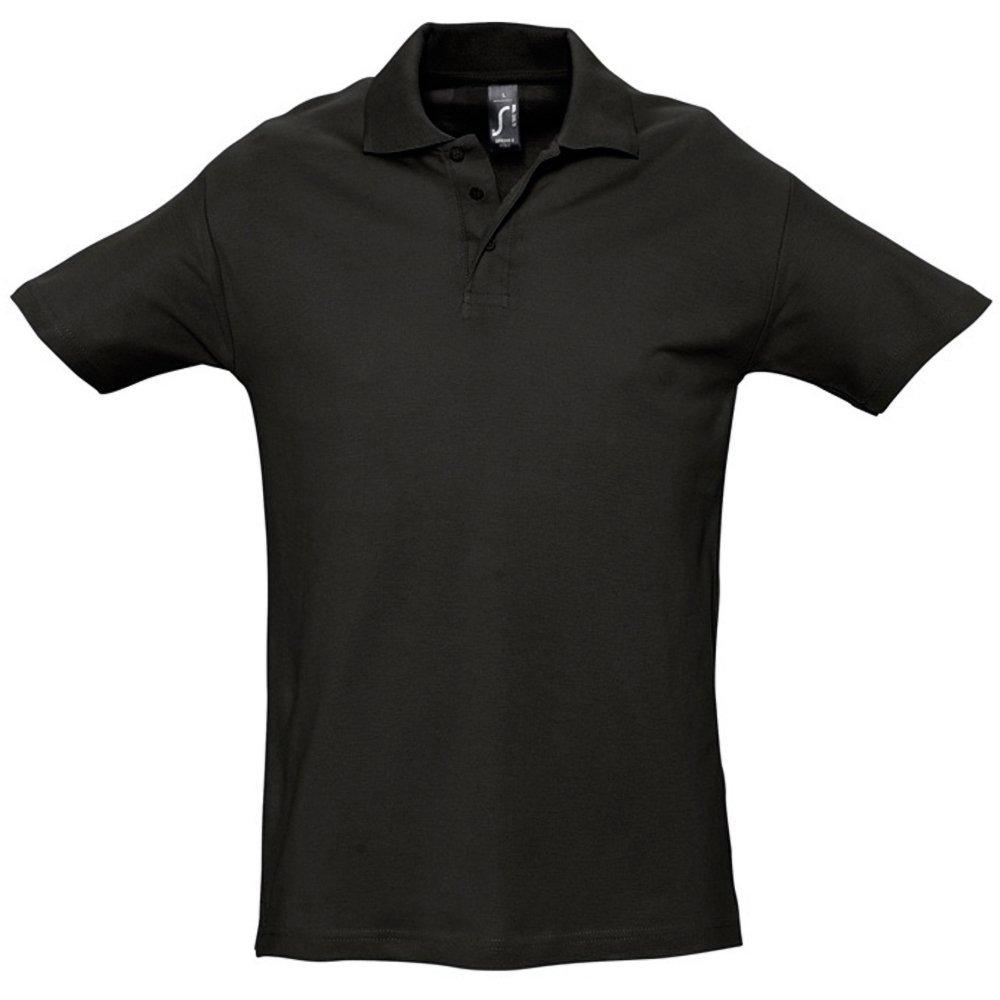 Image of Spring Ii Poloshirt, Kurzarm Herren Schwarz L