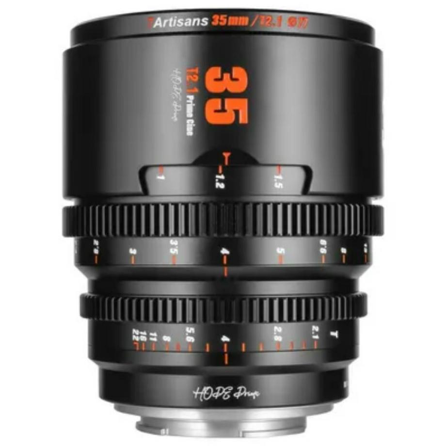 7ARTISANS  7Artisans 35mm T2.1 Prime Cine (M 43) Noir 