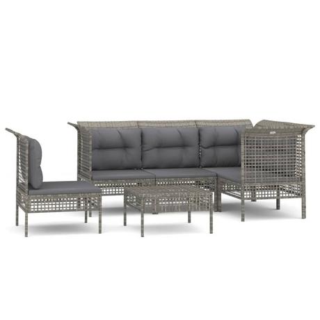 VidaXL Garten lounge set poly-rattan  