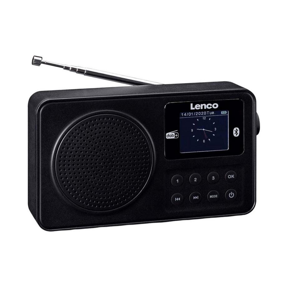 Lenco  Radio portatile DAB+/FM con Bluetooth e antenna telescopica 