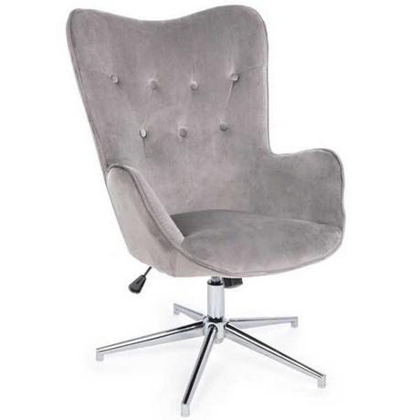 mutoni Fauteuil Farida Velvet gris  