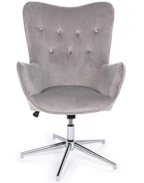 mutoni Fauteuil Farida Velvet gris  