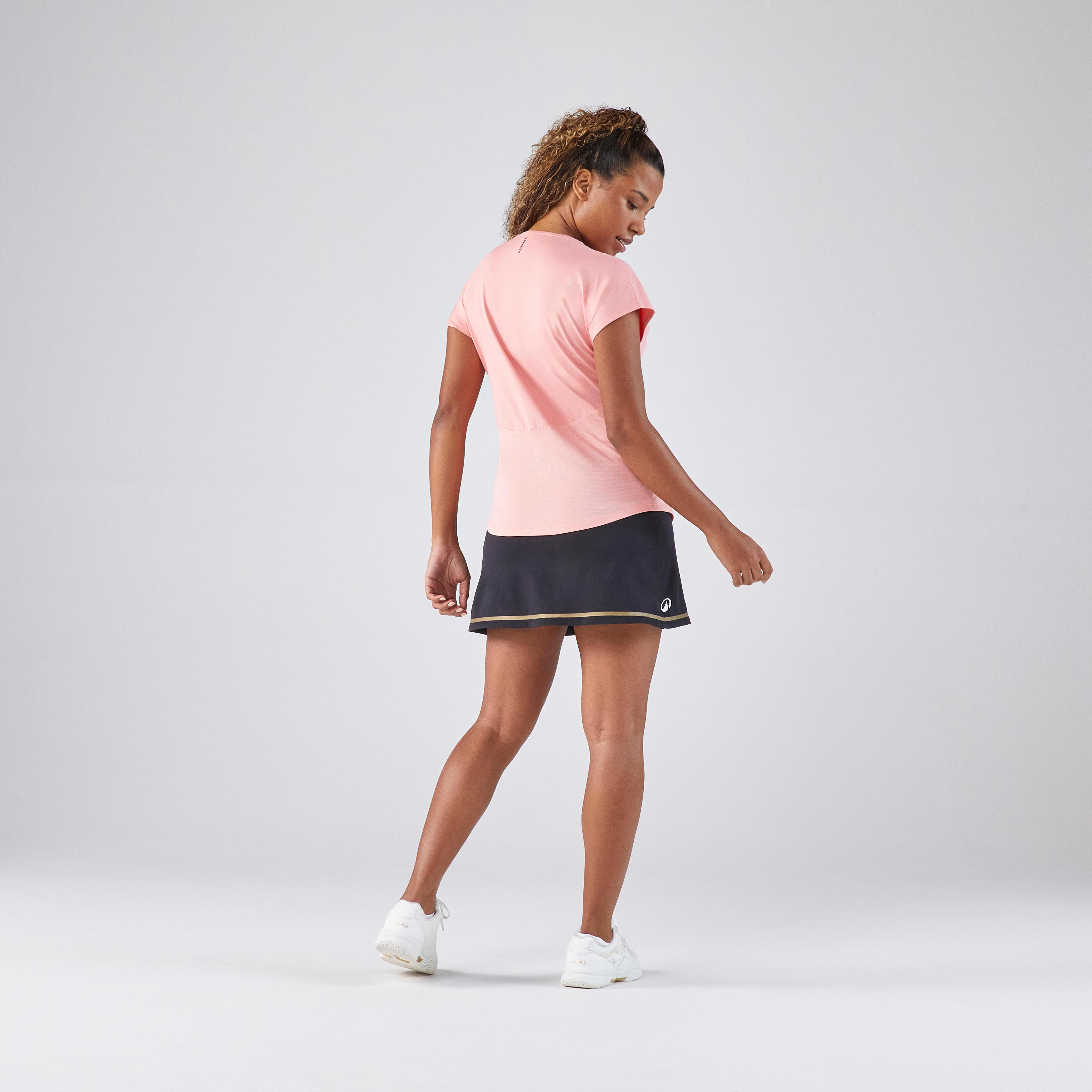 KUIKMA  T-shirt tennis femme TTS Dry F col rond synthétique 
