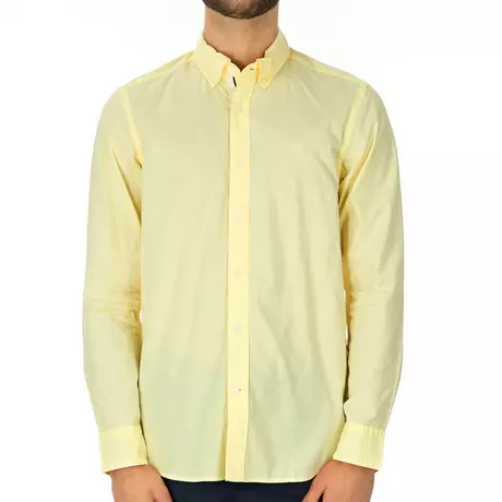 Calvin Klein Hemd Regular fit   lange Ärmel  Gelb