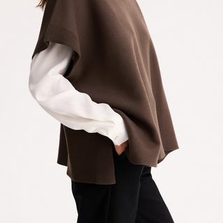 La Redoute Collections Poncho Rundhals  