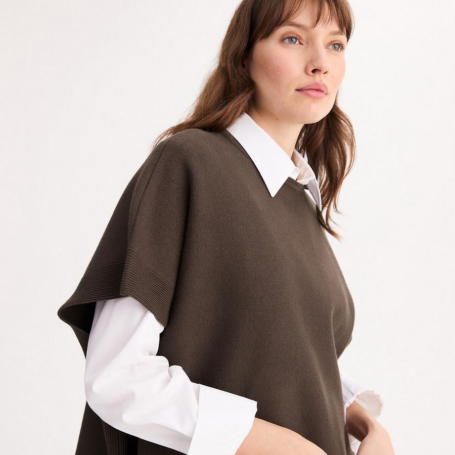 La Redoute Collections Poncho Col Rond  