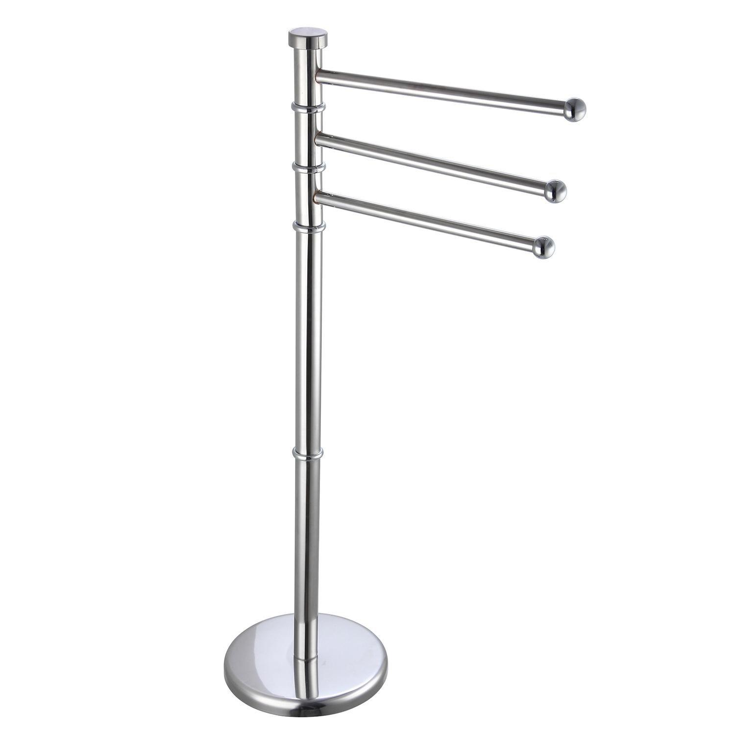 Image of Freistehender Handtuchhalter - Edelstahl Freistehender Handtuchhalter - Edelstahl