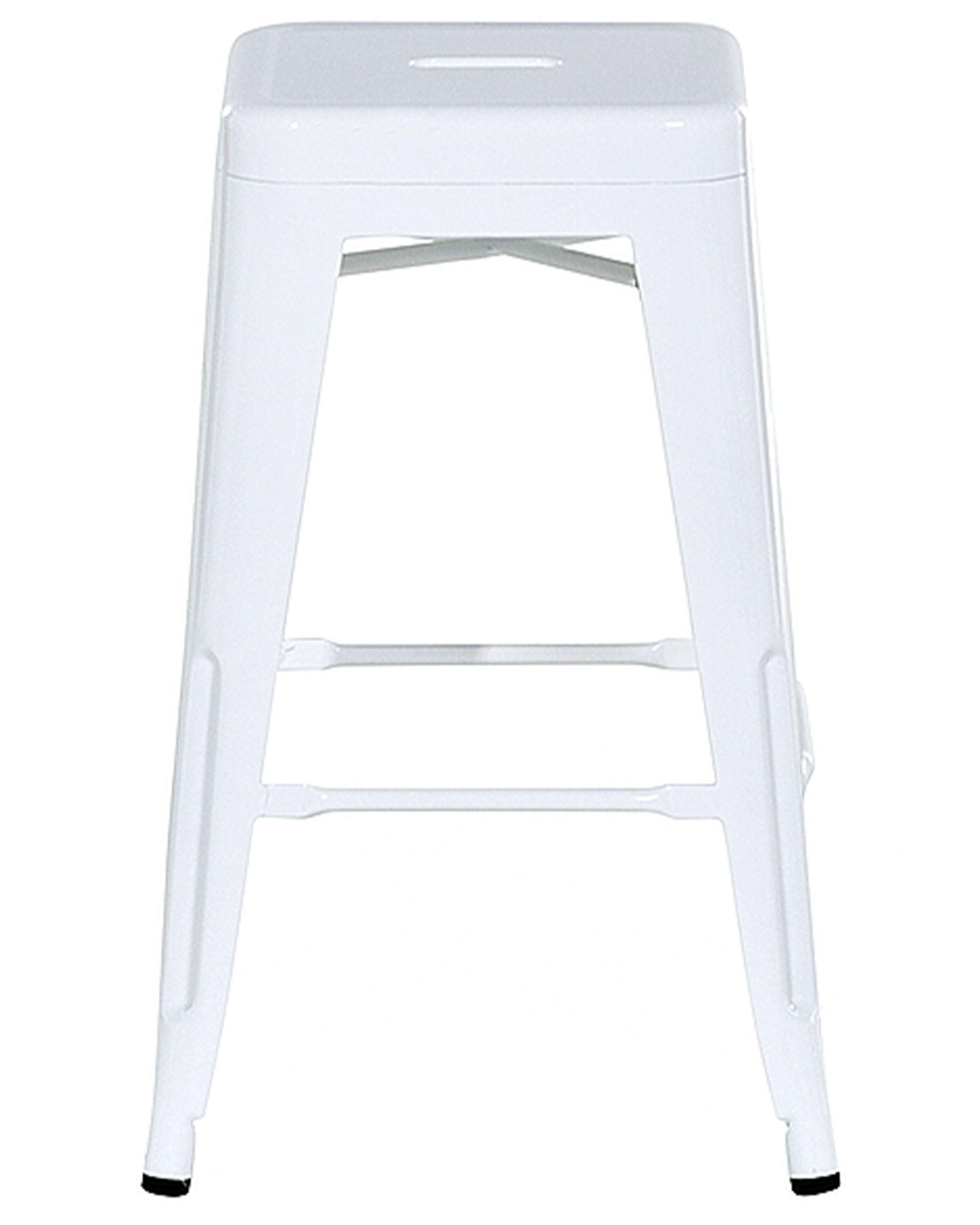 Beliani Set di 2 sgabelli da bar en Acciaio Industriale CABRILLO  