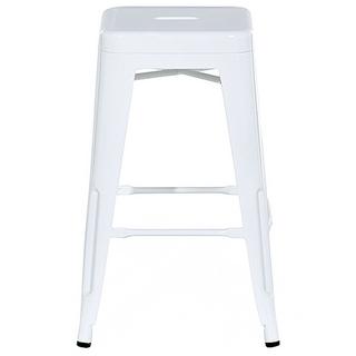 Beliani Set di 2 sgabelli da bar en Acciaio Industriale CABRILLO  