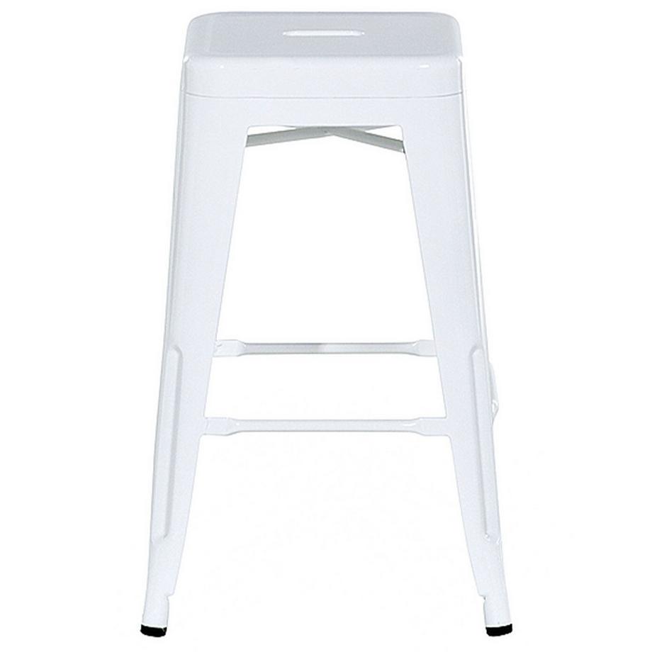 Beliani Set di 2 sgabelli da bar en Acciaio Industriale CABRILLO  