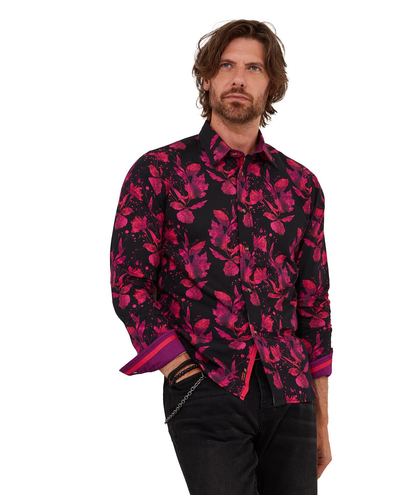 Joe Browns  Chemise Manches Longues Imprimé Feuille d'Automne 