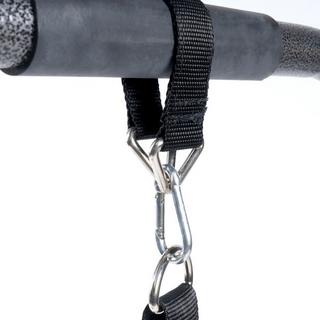 GladiatorFit  Dips-Station für Fitnesstraining aus verstärktem Stahl mit Gurten 