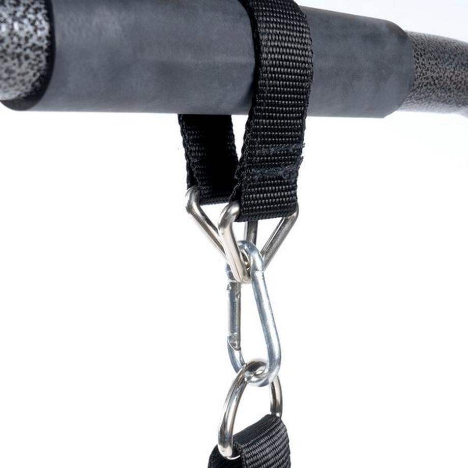 GladiatorFit  Dips-Station für Fitnesstraining aus verstärktem Stahl mit Gurten 