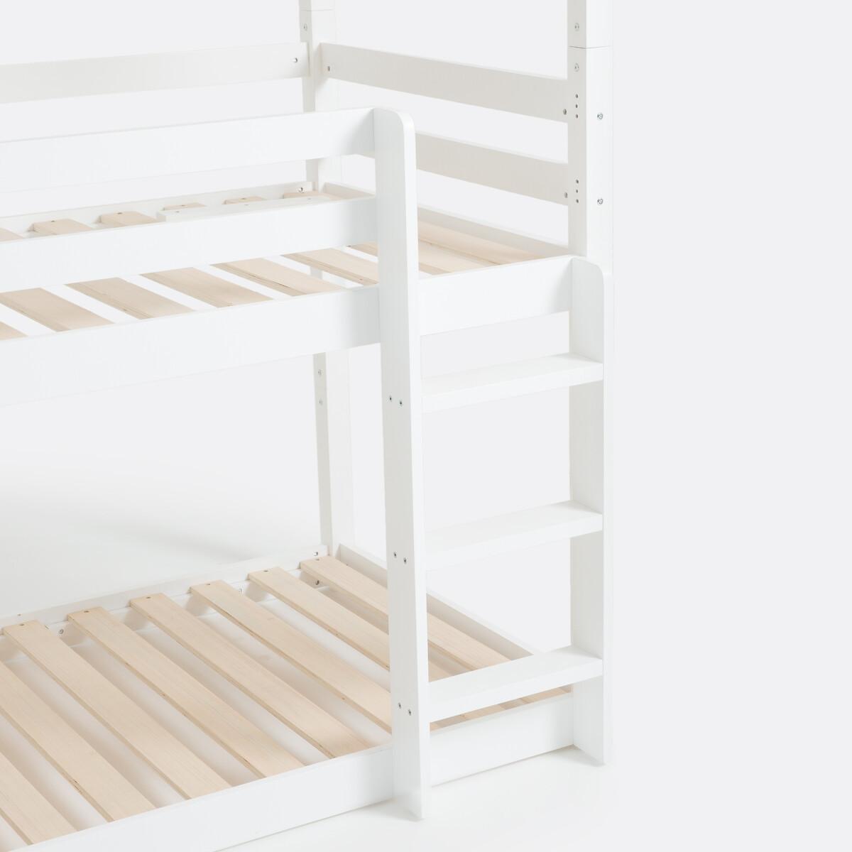 La Redoute Intérieurs Etagenbett Maysar mit 3 Liegeflächen und Lattenrosten  