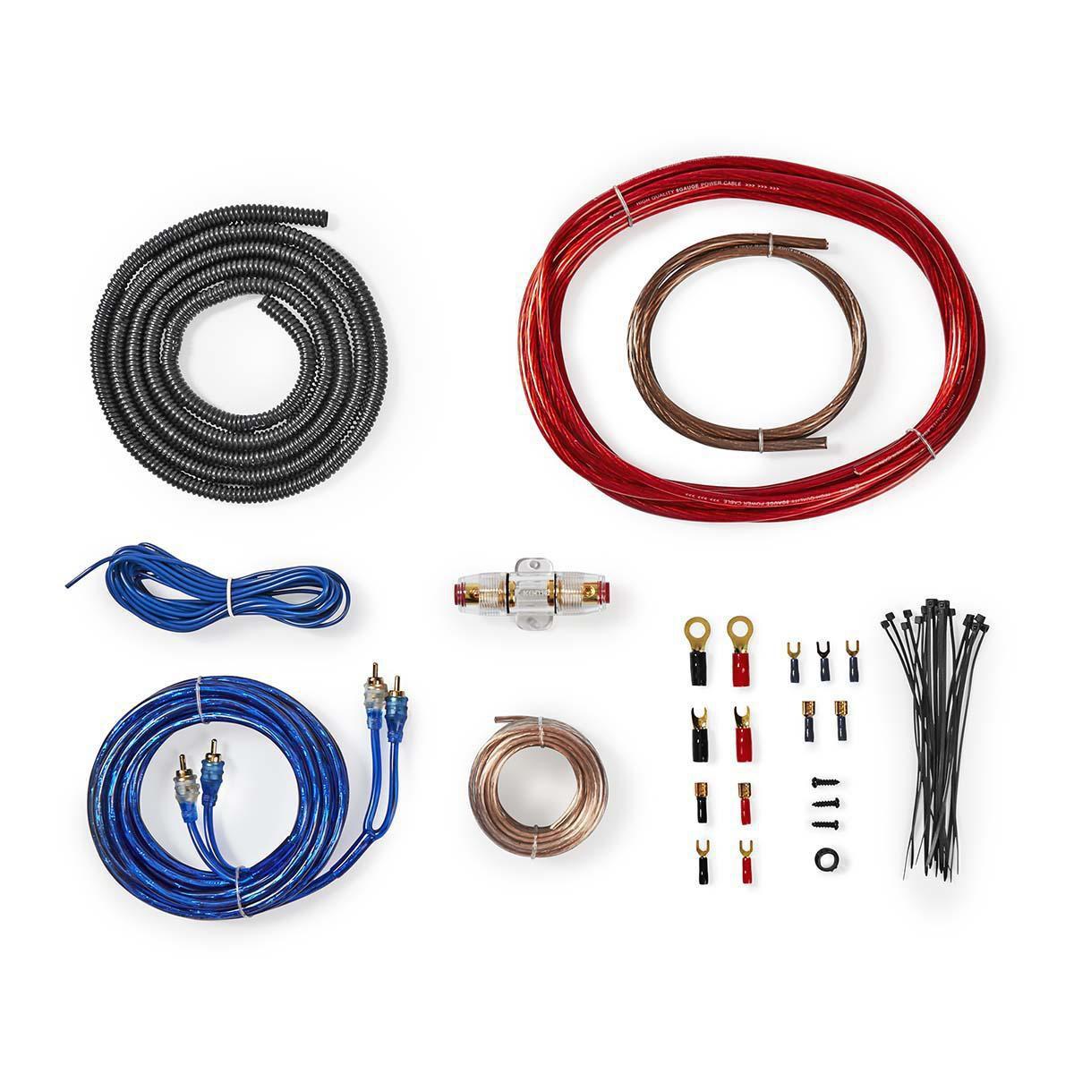 Image of Auto-audio-stecker-kit | 800 W | Vergoldet | Blister Unisex