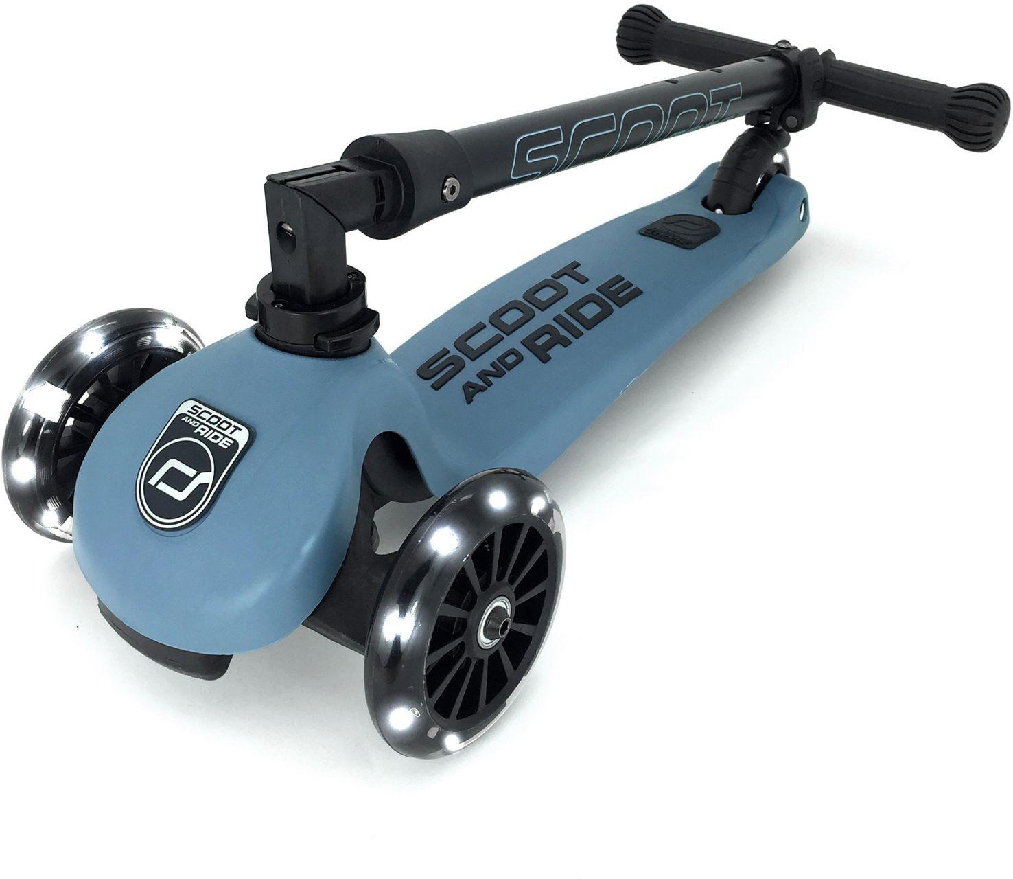 Scoot and Ride  Mini Highwaykick 3 LED Steel 