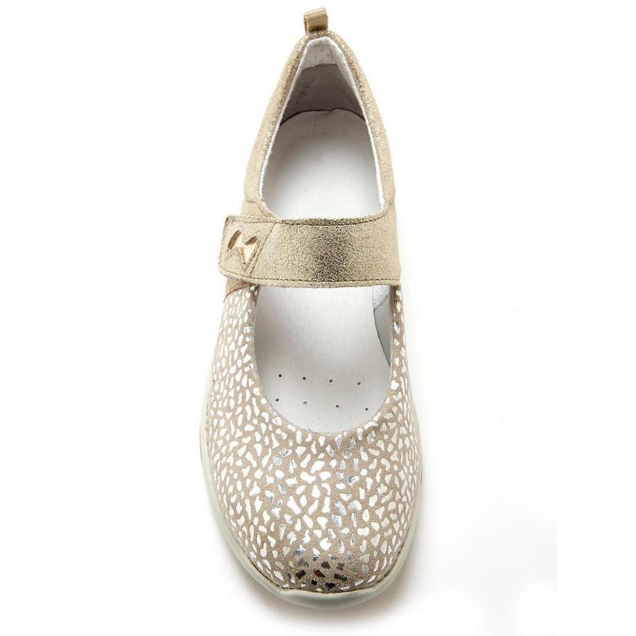 Pédiconfort Ballerinas mit Klettverschluss  