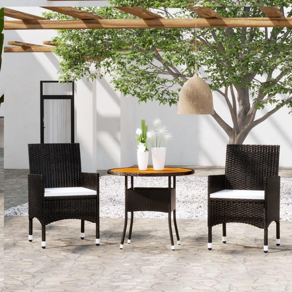 VidaXL Garten essgruppe poly-rattan  