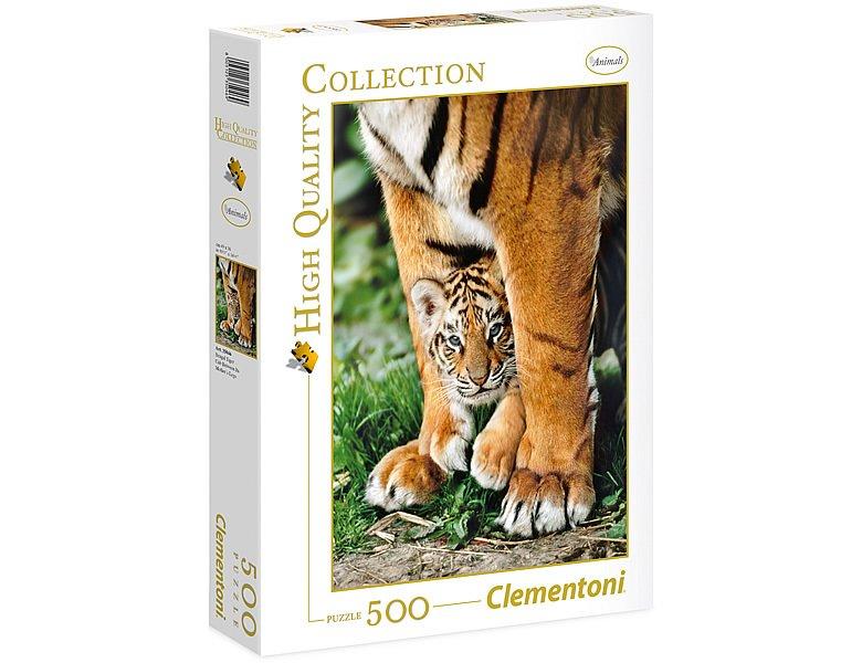 Image of Clementoni Puzzle Baby Tiger (500Teile)